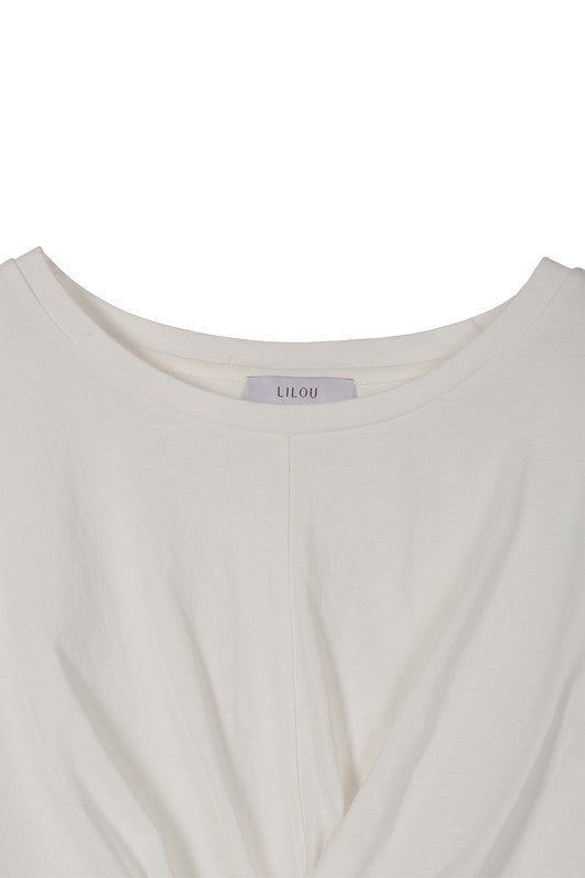 SS twisted top-Charmful Clothing Boutique