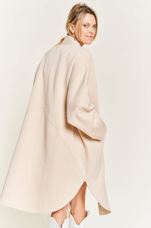 OVERSIZED KNIT CARDIGAN PLUS JJO5013P-Charmful Clothing Boutique