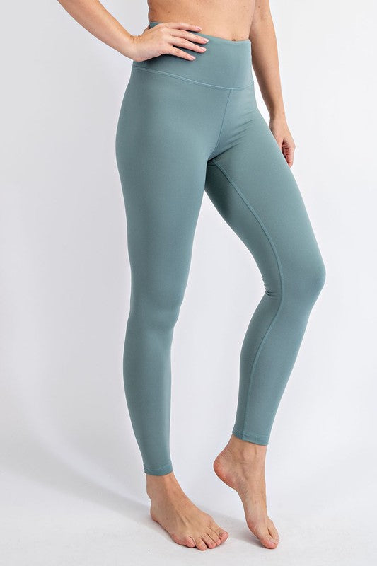 Butter Soft Basic Full Length Leggings-Charmful Clothing Boutique
