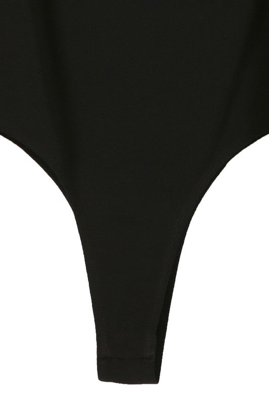 LS shirring sleeve bodysuit-Charmful Clothing Boutique