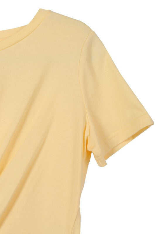 SS twisted top-Charmful Clothing Boutique