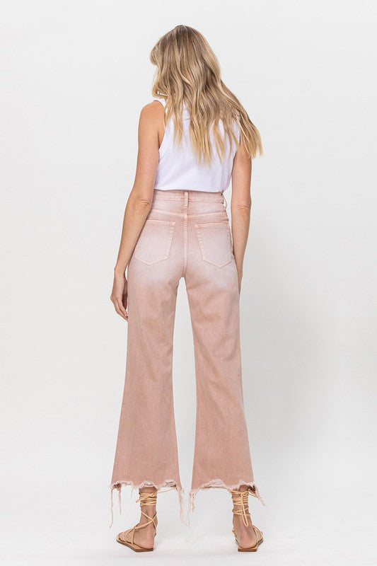 90's Vintage Crop Flare Jeans-Charmful Clothing Boutique