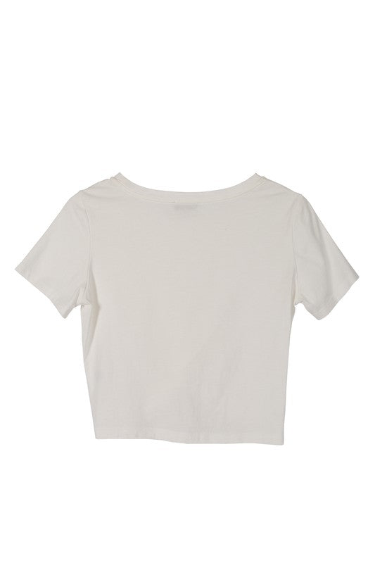 SS twisted top-Charmful Clothing Boutique
