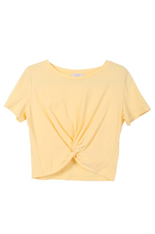SS twisted top-Charmful Clothing Boutique