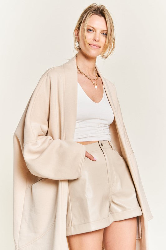 OVERSIZED KNIT CARDIGAN PLUS JJO5013P-Charmful Clothing Boutique