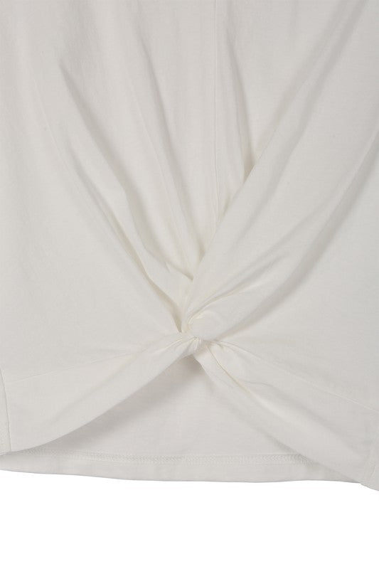 SS twisted top-Charmful Clothing Boutique