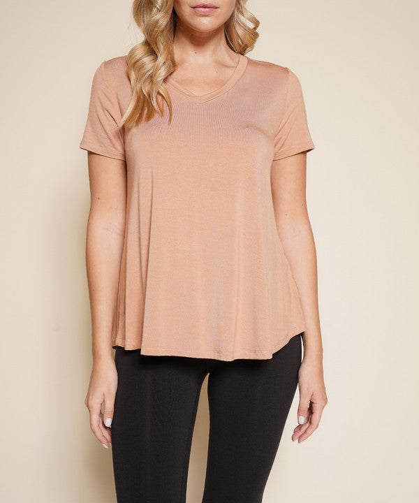 Bamboo Classic V Top-Charmful Clothing Boutique