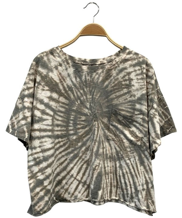 TWIST COTTON TIE DYE T-Charmful Clothing Boutique