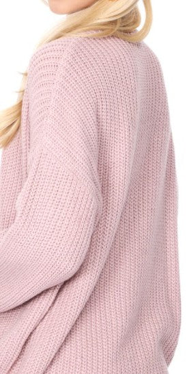 Chunky Waffle Knit Open Front Sweater Cardigan-Charmful Clothing Boutique