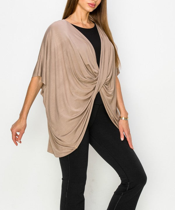 BAMBOO ONE SIZE WRAP TOP-Charmful Clothing Boutique