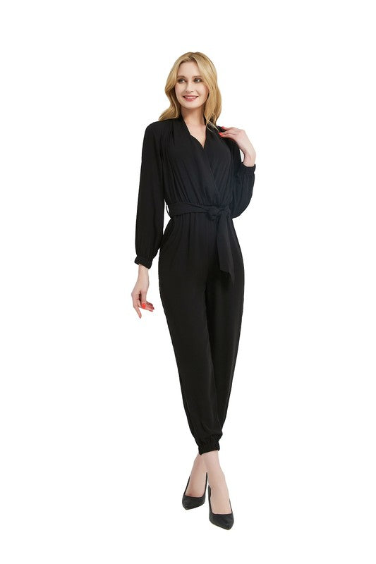 Black Jumpsuit-Charmful Clothing Boutique