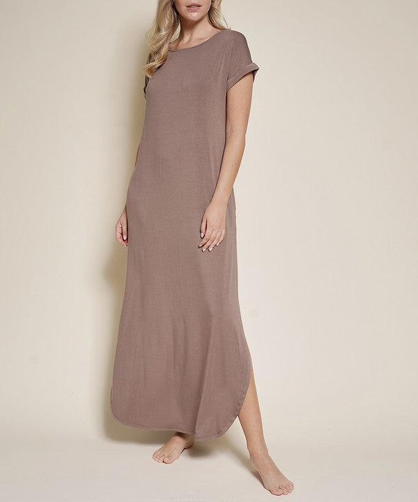 BAMBOO MAXI DRESS-Charmful Clothing Boutique