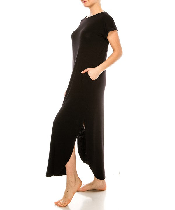 BAMBOO MAXI DRESS-Charmful Clothing Boutique