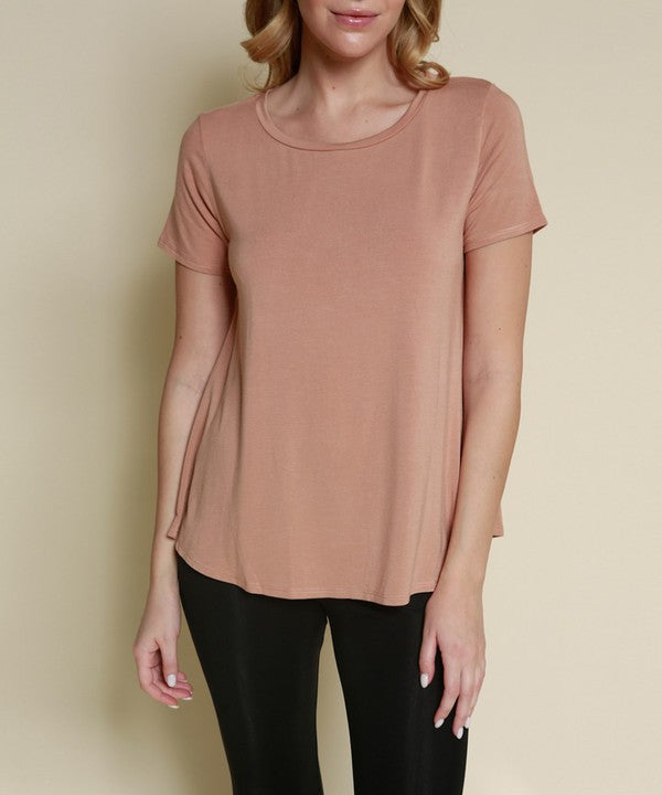 BAMBOO RELAX FIT CLASSIC TOP-Charmful Clothing Boutique