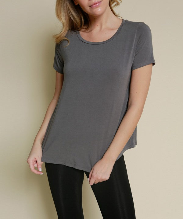 BAMBOO RELAX FIT CLASSIC TOP-Charmful Clothing Boutique