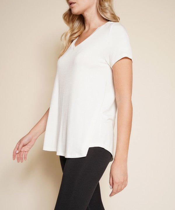 Bamboo Classic V Top-Charmful Clothing Boutique