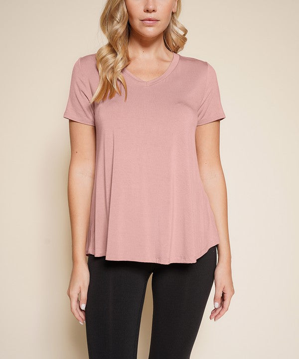 Bamboo Classic V Top-Charmful Clothing Boutique