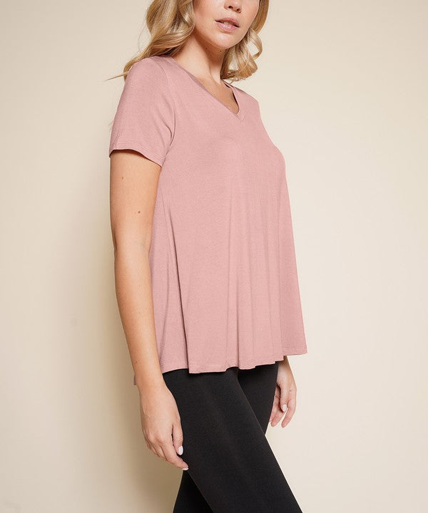 Bamboo Classic V Top-Charmful Clothing Boutique