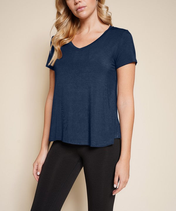 Bamboo Classic V Top-Charmful Clothing Boutique