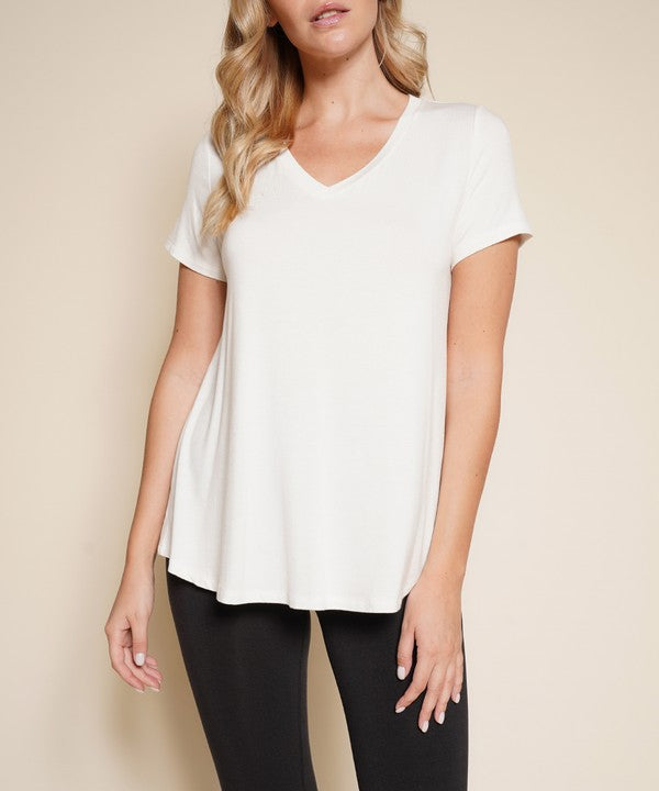 Bamboo Classic V Top-Charmful Clothing Boutique