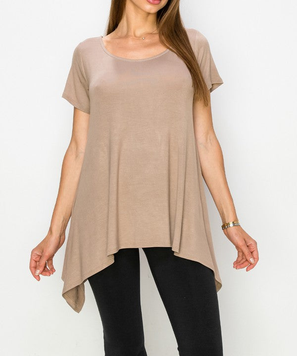 BAMBOO SHARK BITE TUNIC-Charmful Clothing Boutique