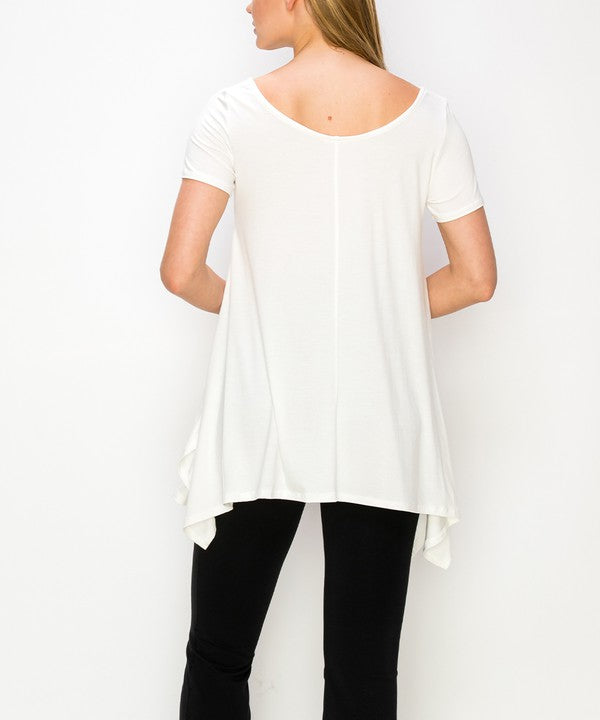 BAMBOO SHARK BITE TUNIC-Charmful Clothing Boutique