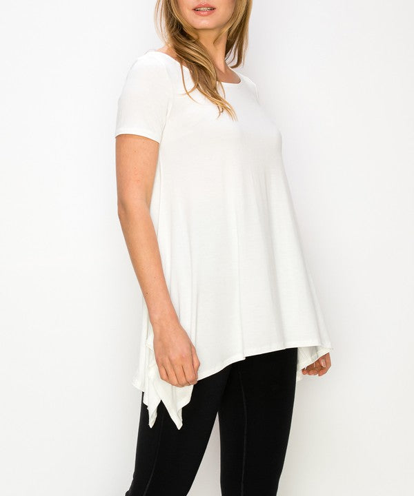 BAMBOO SHARK BITE TUNIC-Charmful Clothing Boutique