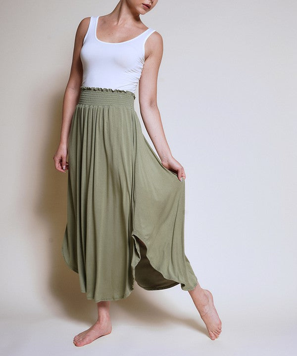 Bamboo maxi skirt NEW-Charmful Clothing Boutique