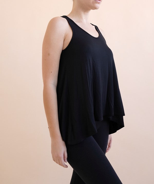 BAMBOO FLARED TANK-Charmful Clothing Boutique