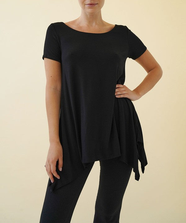 BAMBOO SHARK BITE TUNIC-Charmful Clothing Boutique