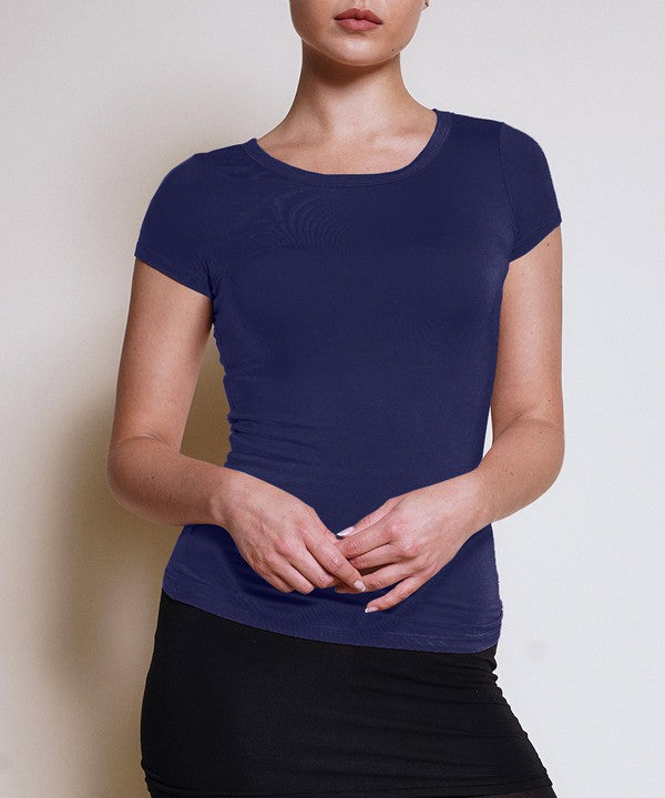 BAMBOO CREWNECK TOP-Charmful Clothing Boutique