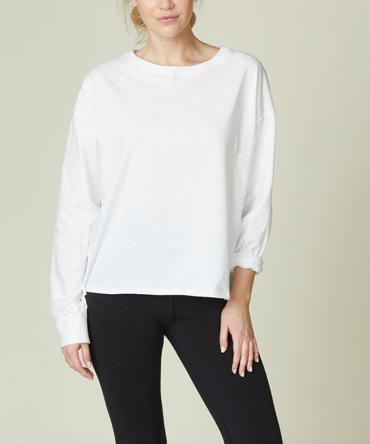 COTTON OVERSIZED LONG SLEEVE T-Charmful Clothing Boutique