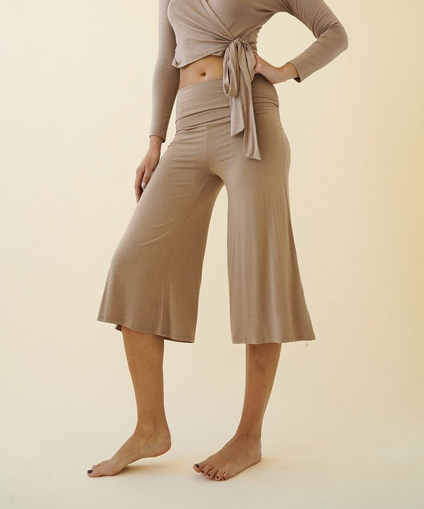 Bamboo Gaucho pants-Charmful Clothing Boutique