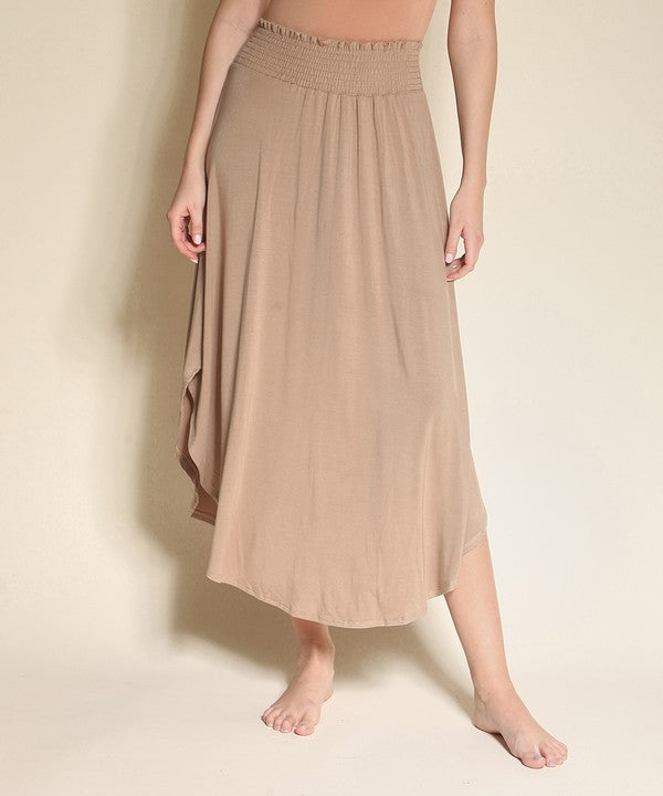 Bamboo maxi skirt NEW-Charmful Clothing Boutique