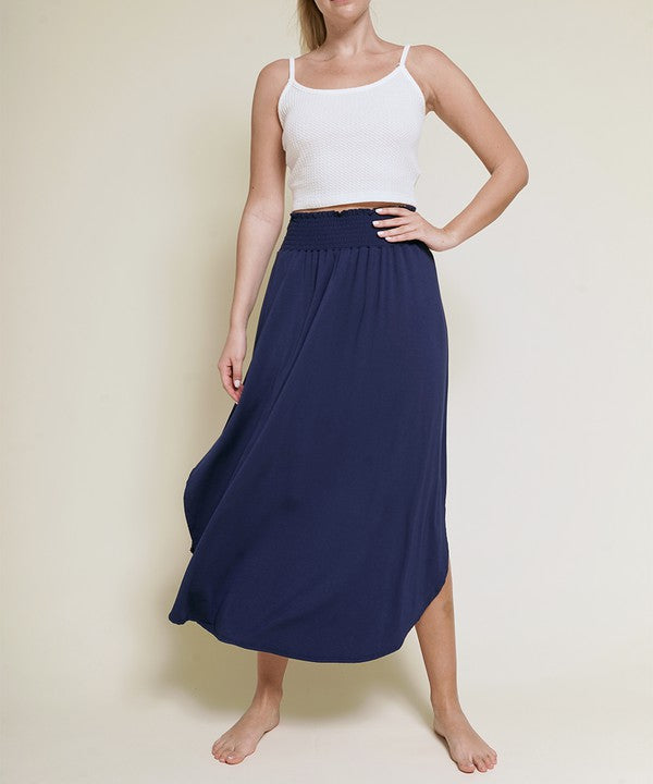 Bamboo maxi skirt NEW-Charmful Clothing Boutique