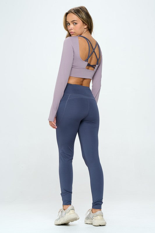 Two Tones Activewear set-Charmful Clothing Boutique