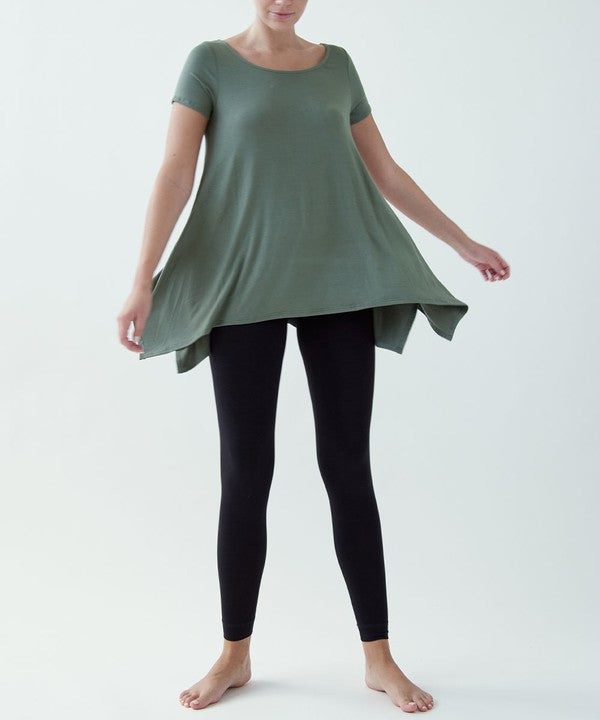 BAMBOO SHARK BITE TUNIC-Charmful Clothing Boutique