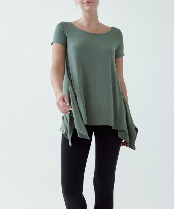 BAMBOO SHARK BITE TUNIC-Charmful Clothing Boutique