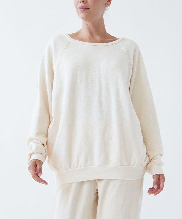 GARMENT DYE FRENCH TERRY PULLOVER-Charmful Clothing Boutique