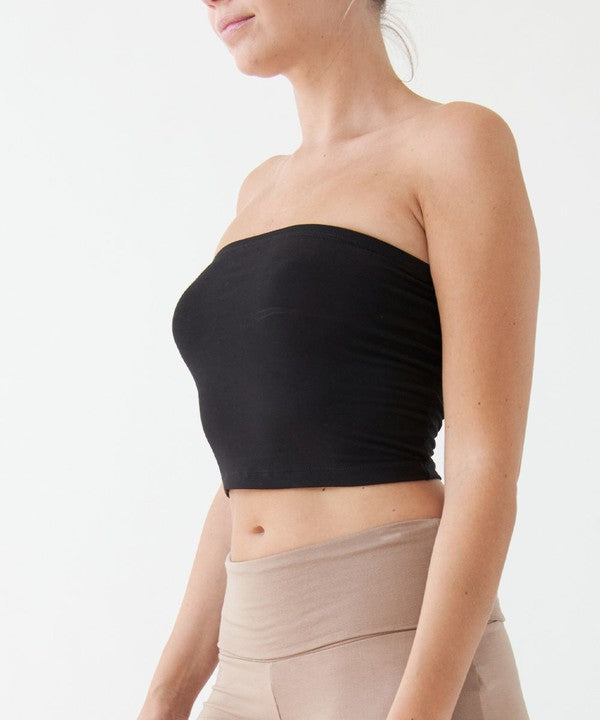 BAMBOO TUBE TOP NEW-Charmful Clothing Boutique