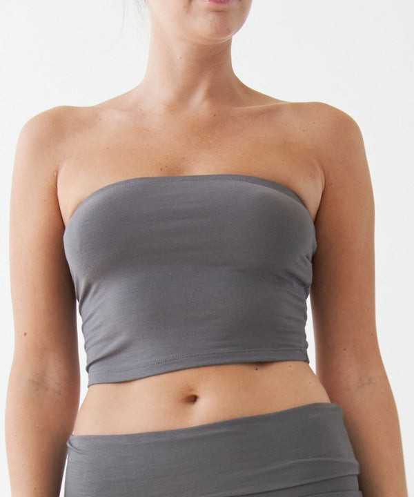 BAMBOO TUBE TOP NEW-Charmful Clothing Boutique