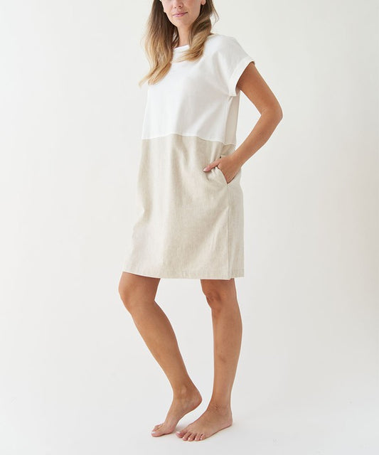 BAMBOO COTTON LINEN DRESS-Charmful Clothing Boutique