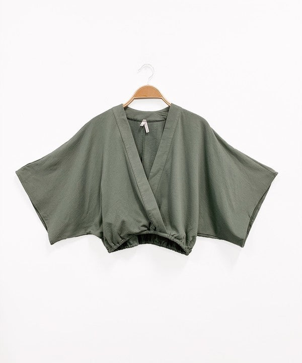 Hemp Kimono Crop NEW-Charmful Clothing Boutique