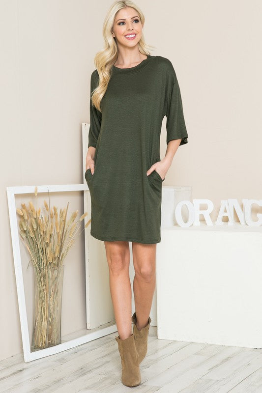 Light Sweater Dress-Charmful Clothing Boutique