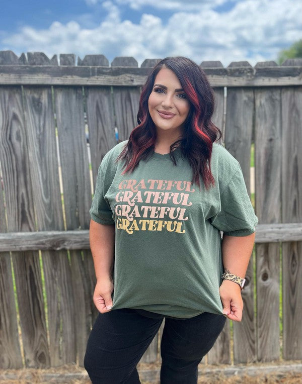 Grateful Repeat Tee-Charmful Clothing Boutique