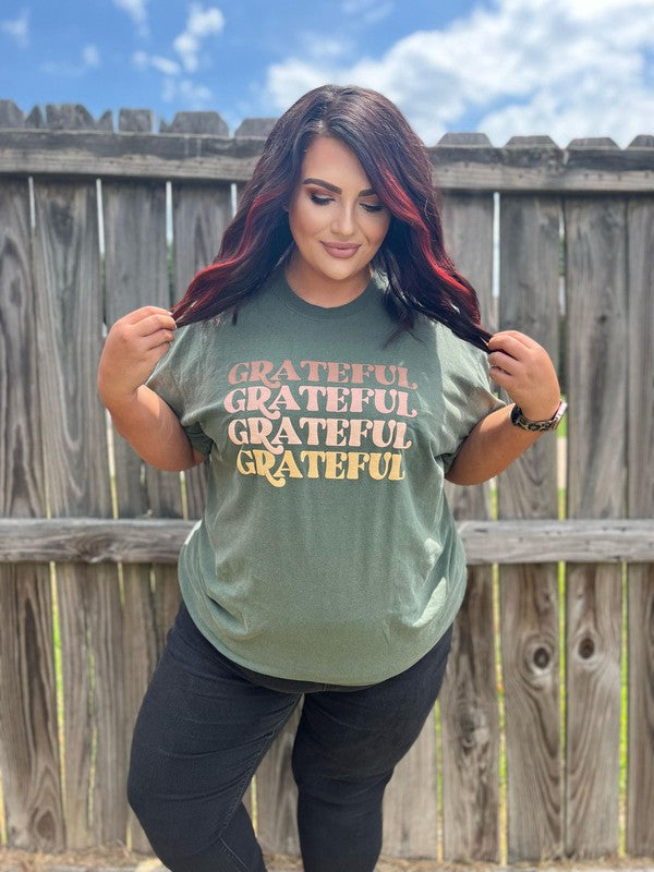 Grateful Repeat Tee-Charmful Clothing Boutique