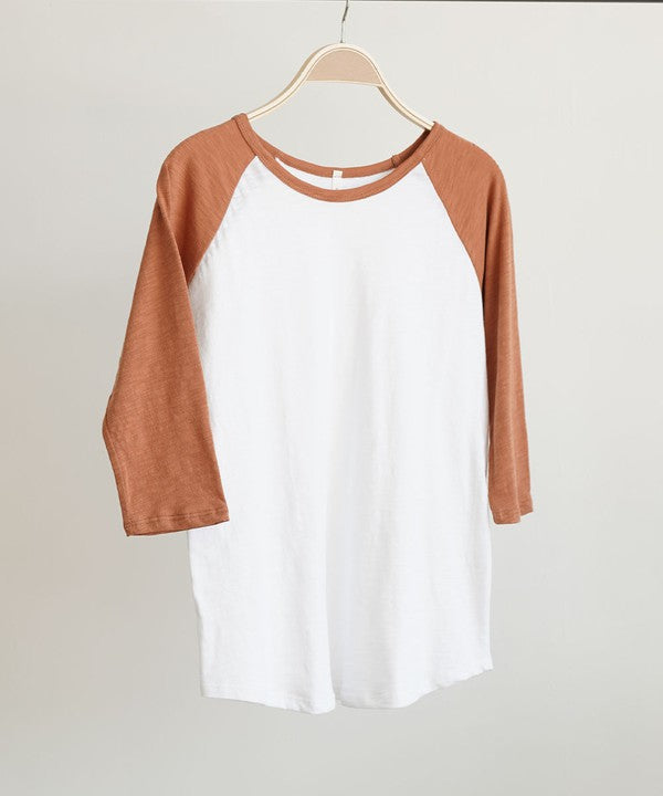 COTTON  VINTAGE RAGLAN T-Charmful Clothing Boutique