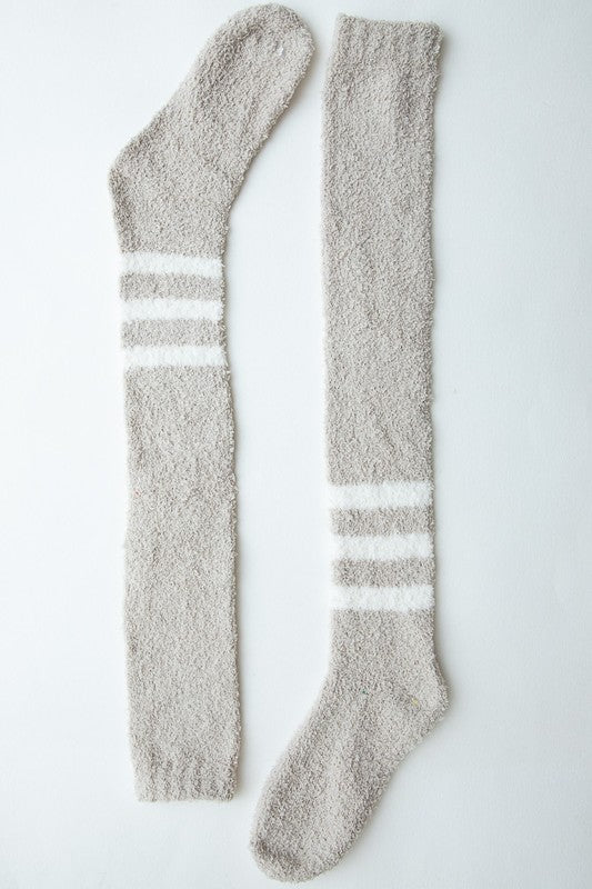 Knee-High Boucle Socks-Charmful Clothing Boutique