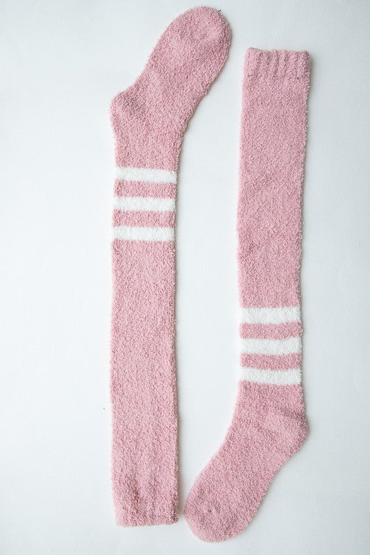 Knee-High Boucle Socks-Charmful Clothing Boutique