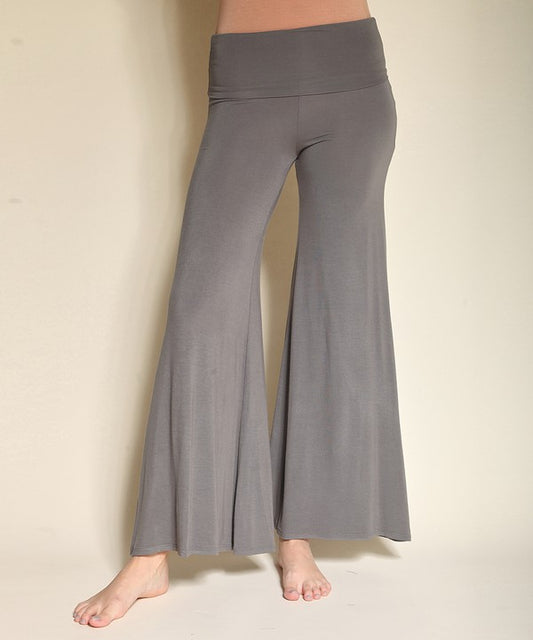 Bamboo Classic Palazzo Pants-Charmful Clothing Boutique